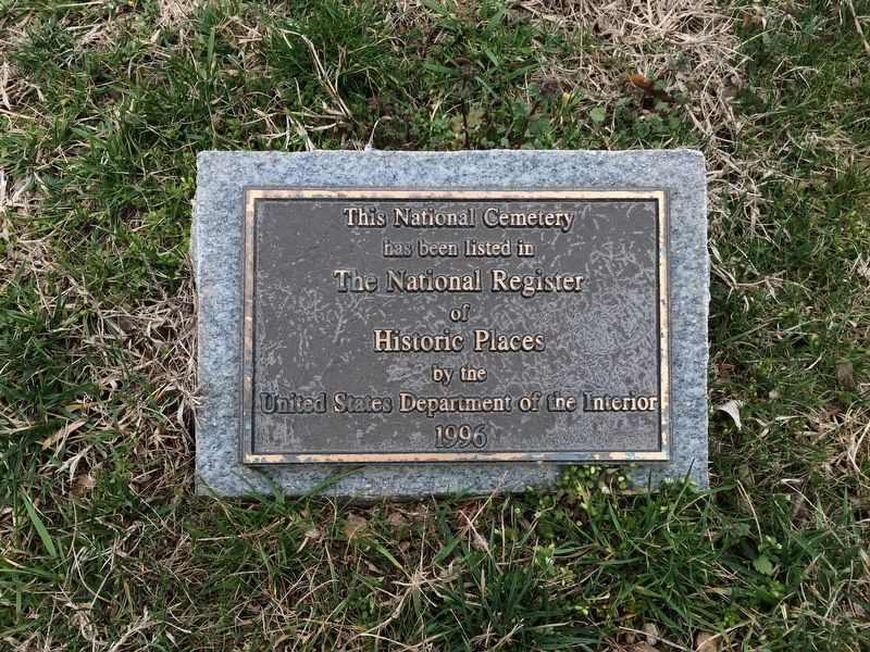 National Register of Historic Places plaque on the grounds image. Click for full size.