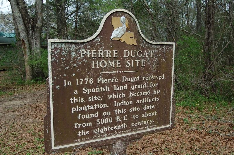 Pierre Dugat Home Site Marker image. Click for full size.