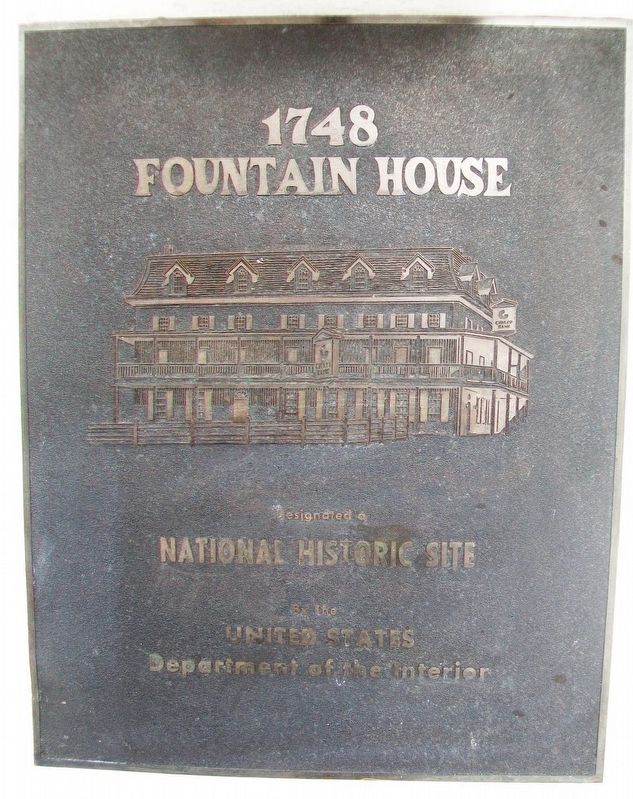 1748 Fountain House Marker image. Click for full size.