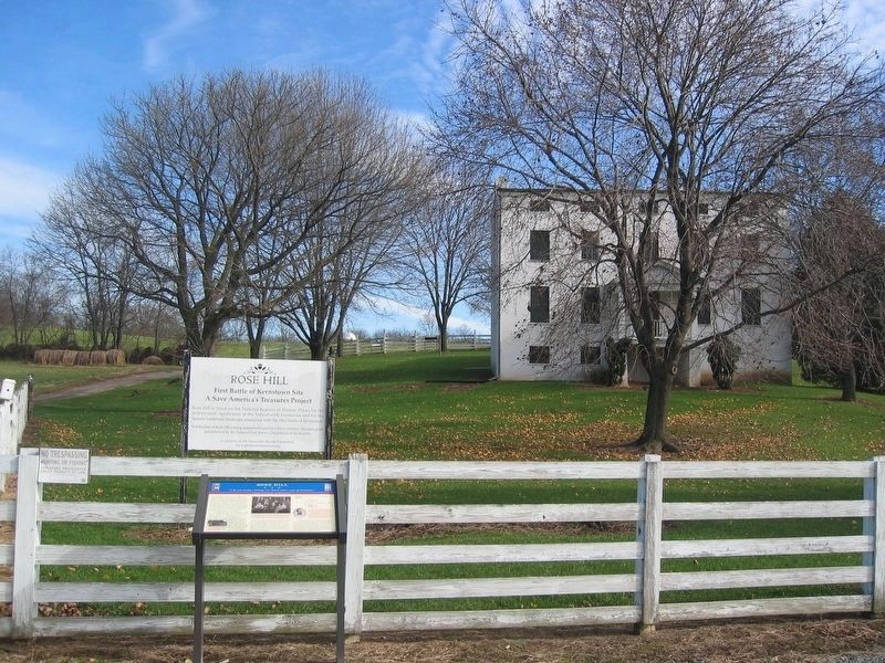 Rose Hill Marker image. Click for full size.