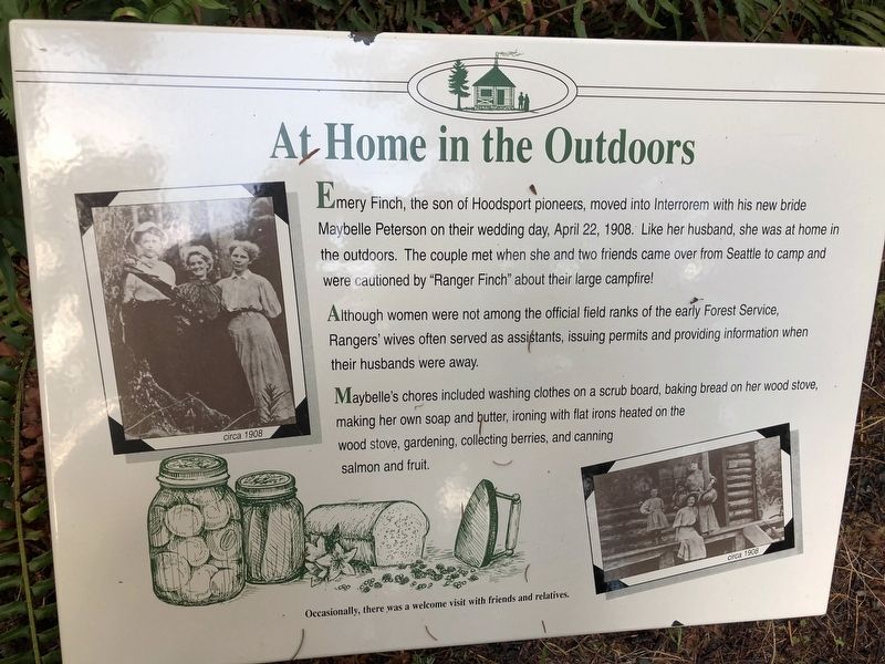 At Home in the Outdoors Marker image. Click for full size.