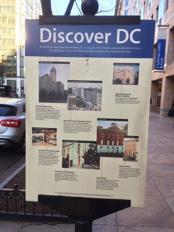 Discover DC / Metro Center Marker. Click for full size. Discover DC / Metro Center Marker image. Click for full size.