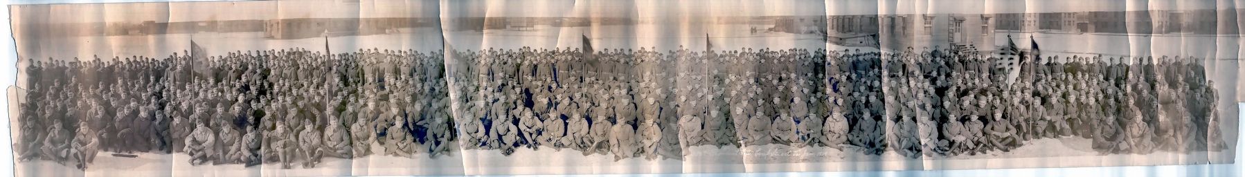 338th Regiment, 1919 Camp Stuart, Va image. Click for full size.