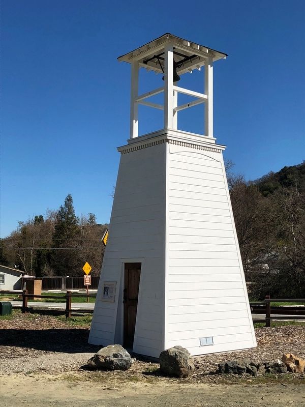 The Bell Tower and Marker image. Click for full size.