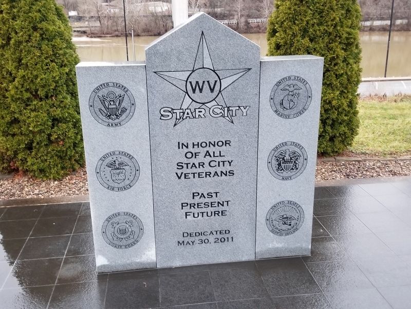 Star City Veterans Monument. Click for full size. Star City Veterans Monument image. Click for full size.