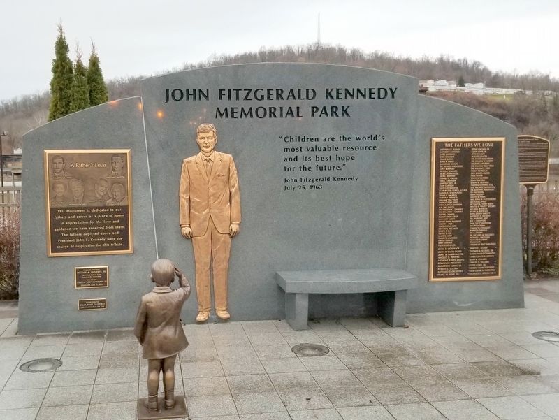 John F. Kennedy Memorial Park Marker image. Click for full size.