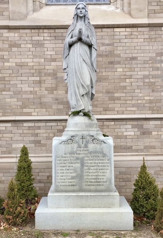 St. Agnes World War II Memorial Marker. Click for full size. St. Agnes World War II Memorial Marker image. Click for full size.