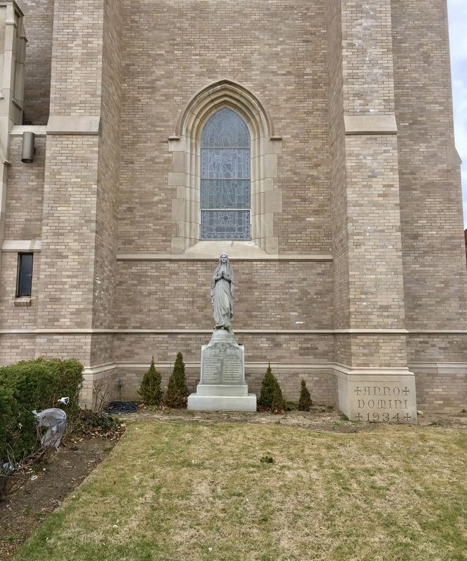 St. Agnes World War II Memorial Marker - Wide View. Click for full size. St. Agnes World War II Memorial Marker - Wide View image. Click for full size.