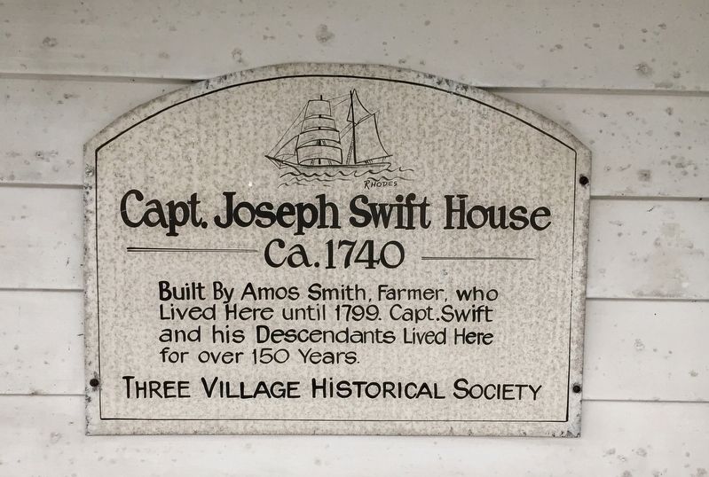 Capt. Joseph Swift House Marker image. Click for full size.