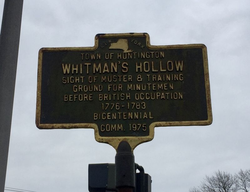 Whitman's Hollow Marker image. Click for full size.