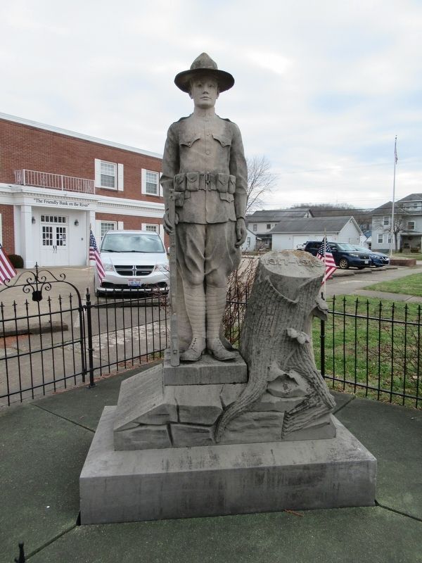 Matamoras World War I Monument. Click for full size. Matamoras World War I Monument image. Click for full size.