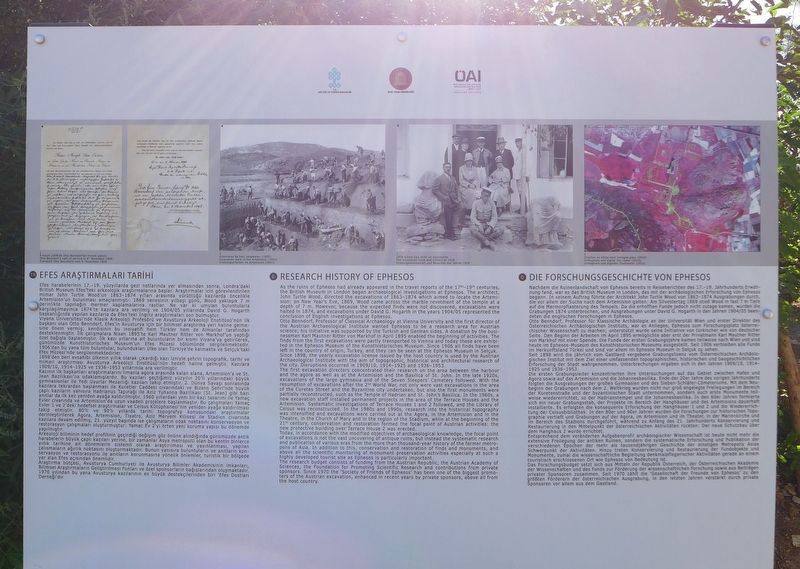 Research History of Ephesos Marker. Click for full size. Research History of Ephesos Marker image. Click for full size.