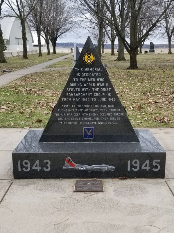 351st Bombardment Group Memorial. Click for full size. 351st Bombardment Group Memorial image. Click for full size.