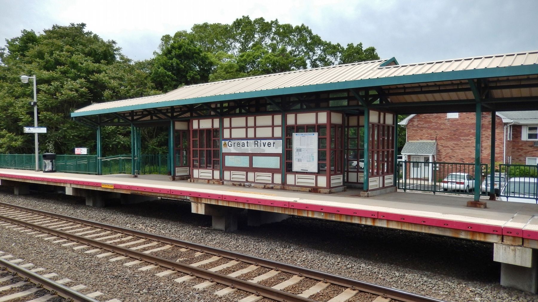 Great River Depot Platform. Click for full size. Great River Depot Platform image. Click for full size.