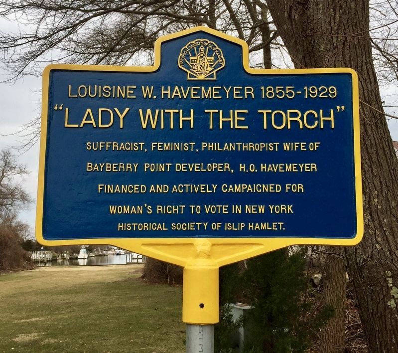 "Lady with the Torch" Marker. Click for full size. "Lady with the Torch" Marker image. Click for full size.