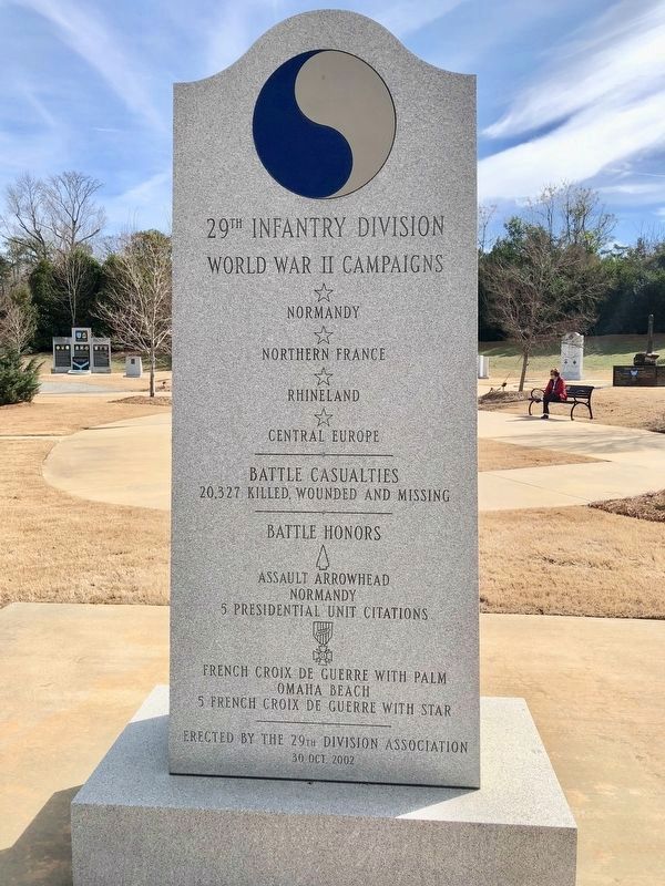 29th Infantry Division Monument image. Click for full size.