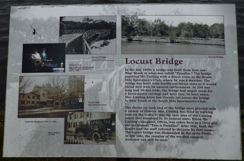 Locust Bridge Marker. Click for full size. Locust Bridge Marker image. Click for full size.