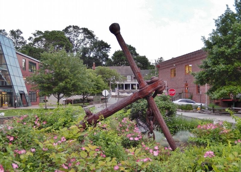 Admiralty Anchor (<i>directly behind marker</i>). Click for full size. Admiralty Anchor (<i>directly behind marker</i>) image. Click for full size.
