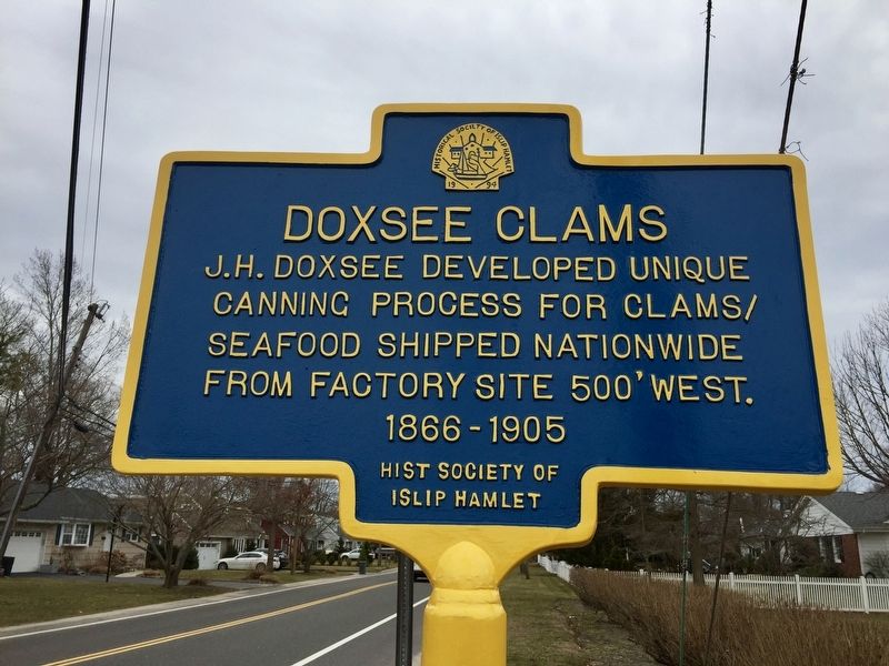 Doxsee Clams Marker image. Click for full size.