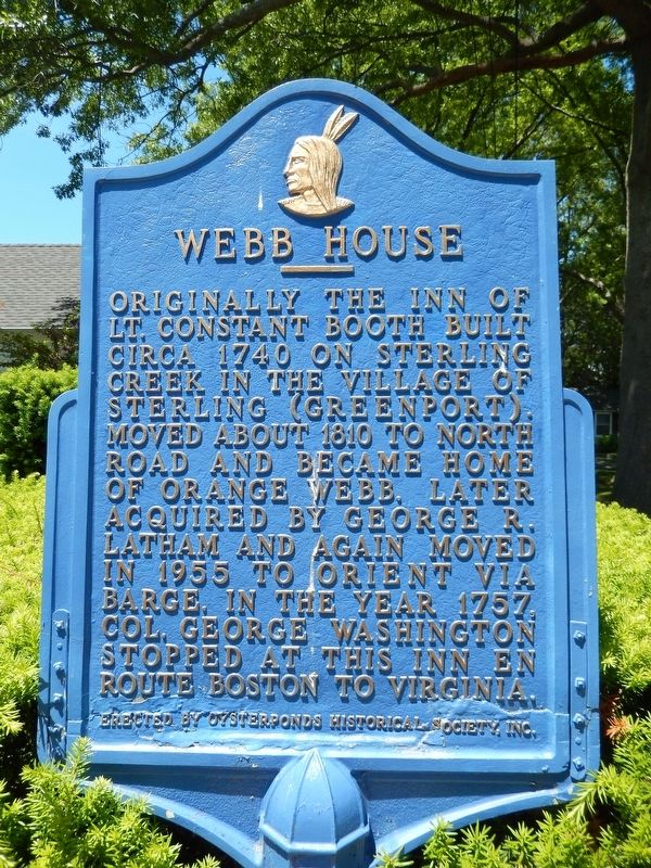 Webb House Marker image. Click for full size.