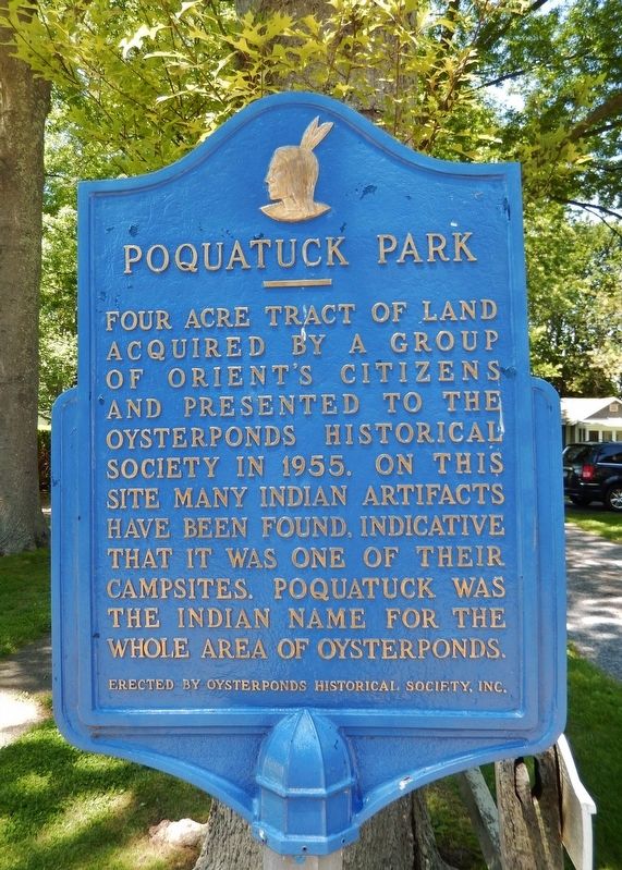 Poquatuck Park Marker image. Click for full size.