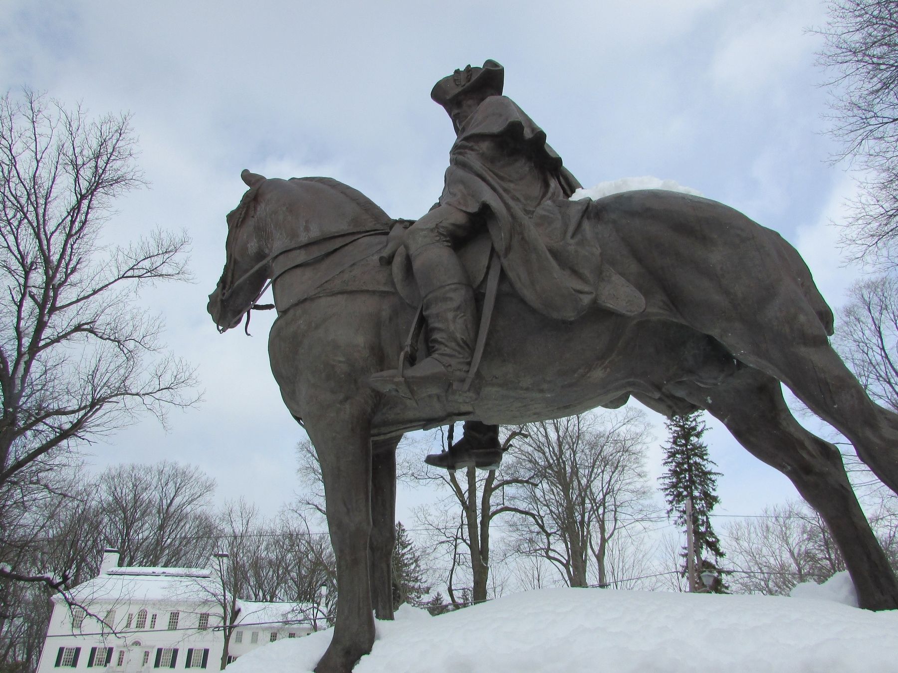 Gen. Washington and the Ford Mansion image. Click for full size.