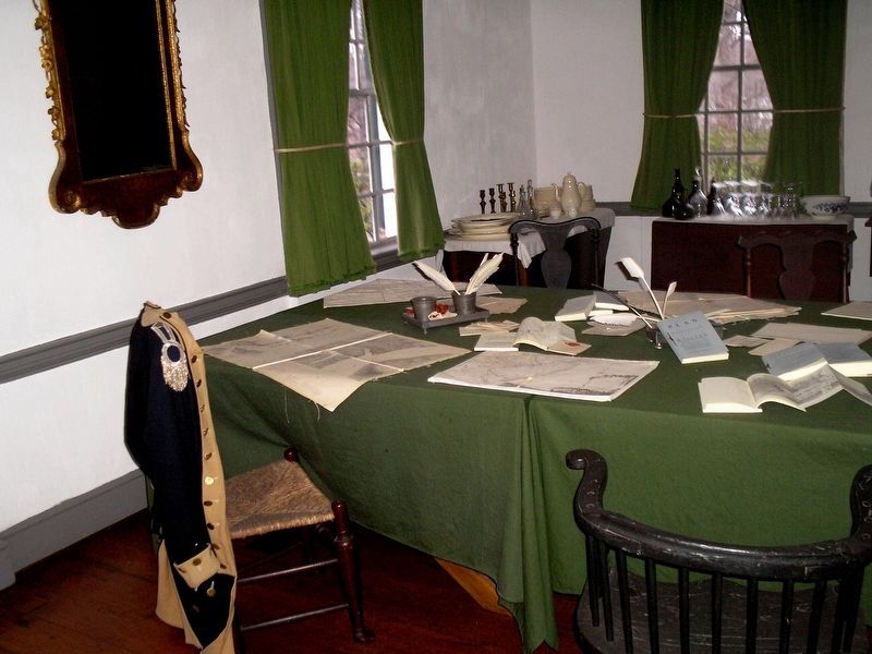 War Room in Ford Mansion image. Click for full size.