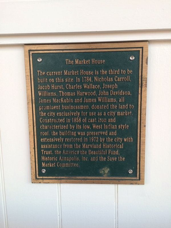 The Market House Marker image. Click for full size.