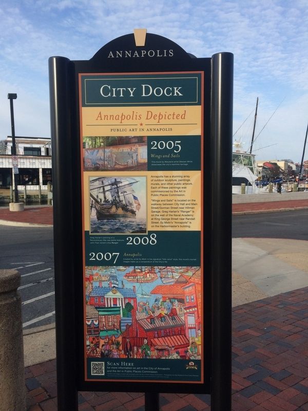 Annapolis Depicted Marker image. Click for full size.