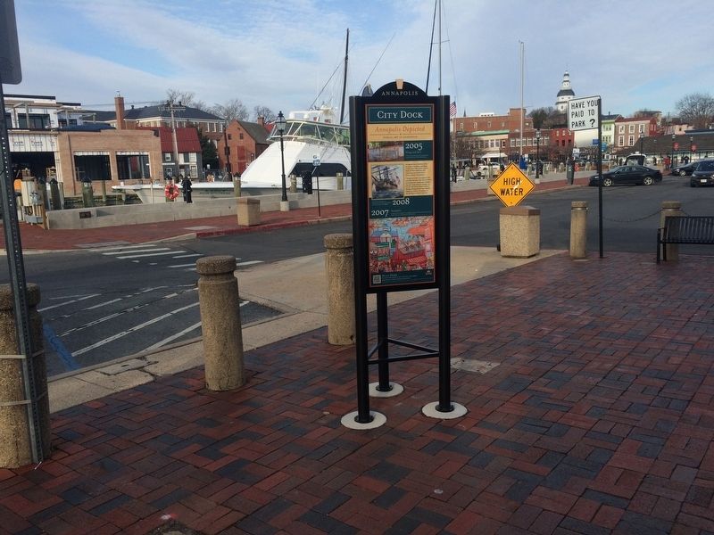 Annapolis Depicted Marker image. Click for full size.