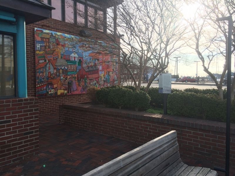 Sy Mohr's City Dock Harbormaster Collage Marker. Click for full size. Sy Mohr's City Dock Harbormaster Collage Marker image. Click for full size.