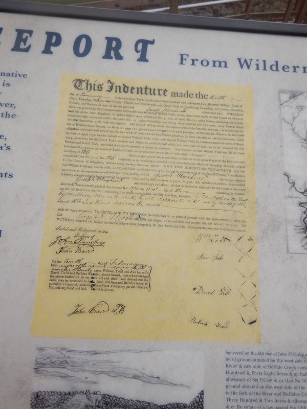 Freeport Marker Indenture. Click for full size. Freeport Marker Indenture image. Click for full size.
