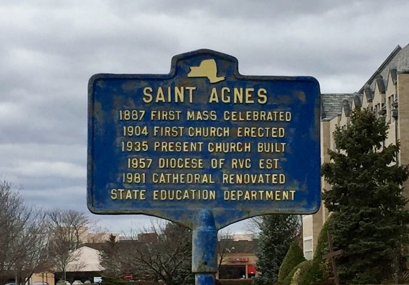 Saint Agnes Marker. Click for full size. Saint Agnes Marker image. Click for full size.