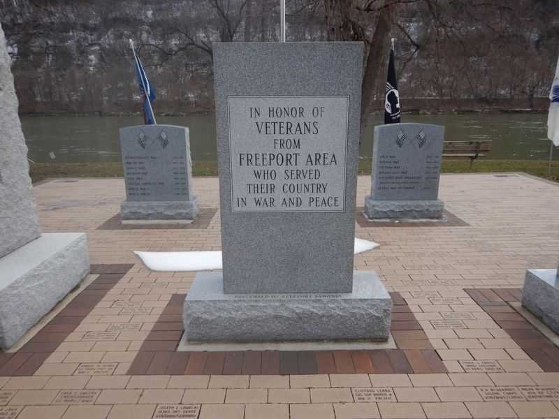 Freeport Veterans Memorial Marker image. Click for full size.