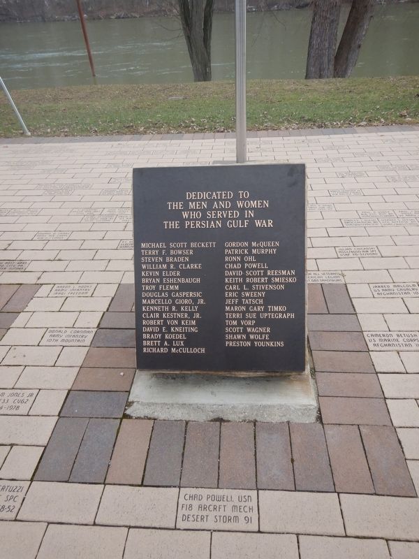 Freeport Veterans Memorial Persian Gulf War Marker image. Click for full size.