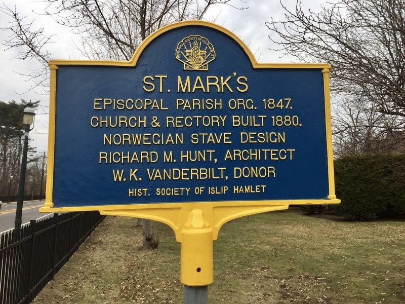 St. Mark's Marker image. Click for full size.