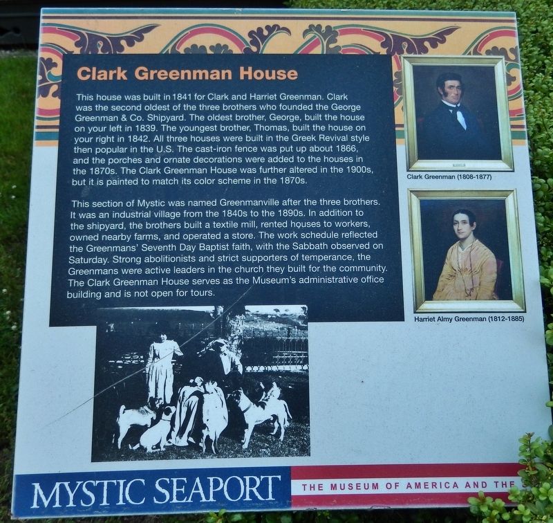 Clark Greenman House Marker image. Click for full size.