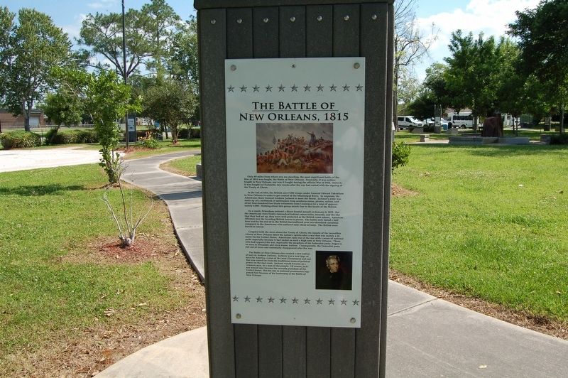 The Battle of New Orleans, 1815 Marker image. Click for full size.