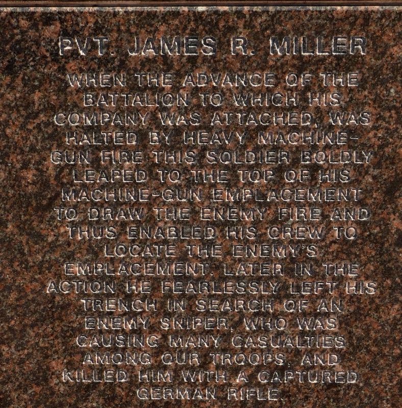 Pvt. James R. Miller image. Click for full size.