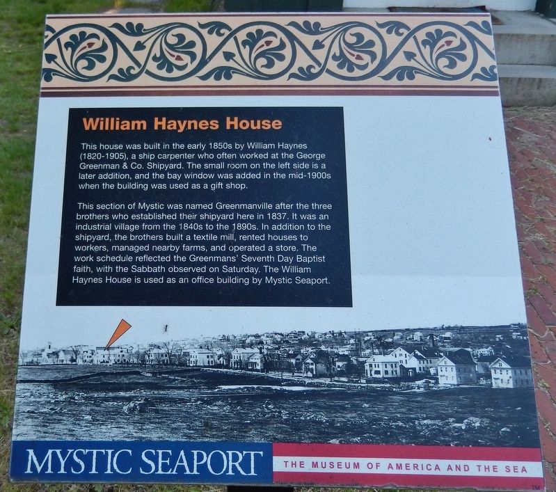 William Haynes House Marker image. Click for full size.