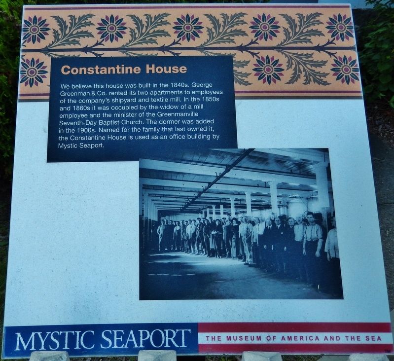 Constantine House Marker image. Click for full size.