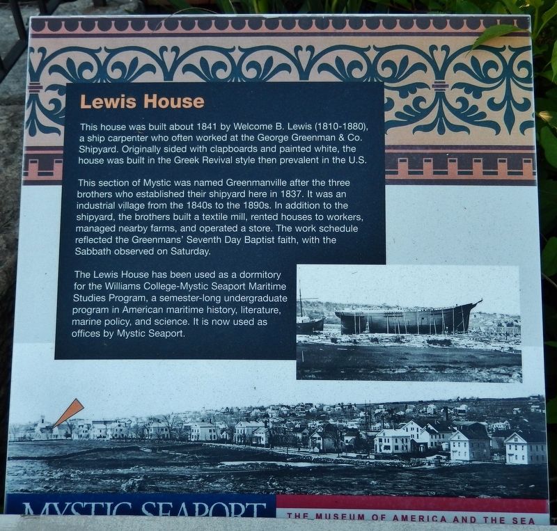 Lewis House Marker image. Click for full size.