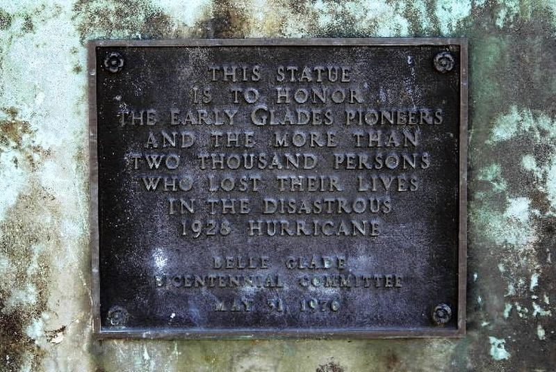 Belle Glade 1928 Marker image. Click for full size.