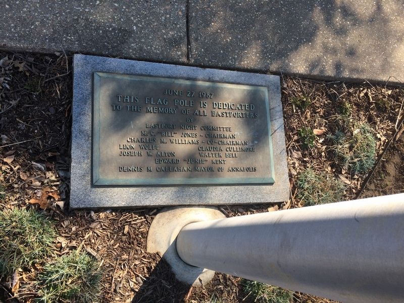 Eastport Veterans Park Marker. Click for full size. Eastport Veterans Park Marker image. Click for full size.
