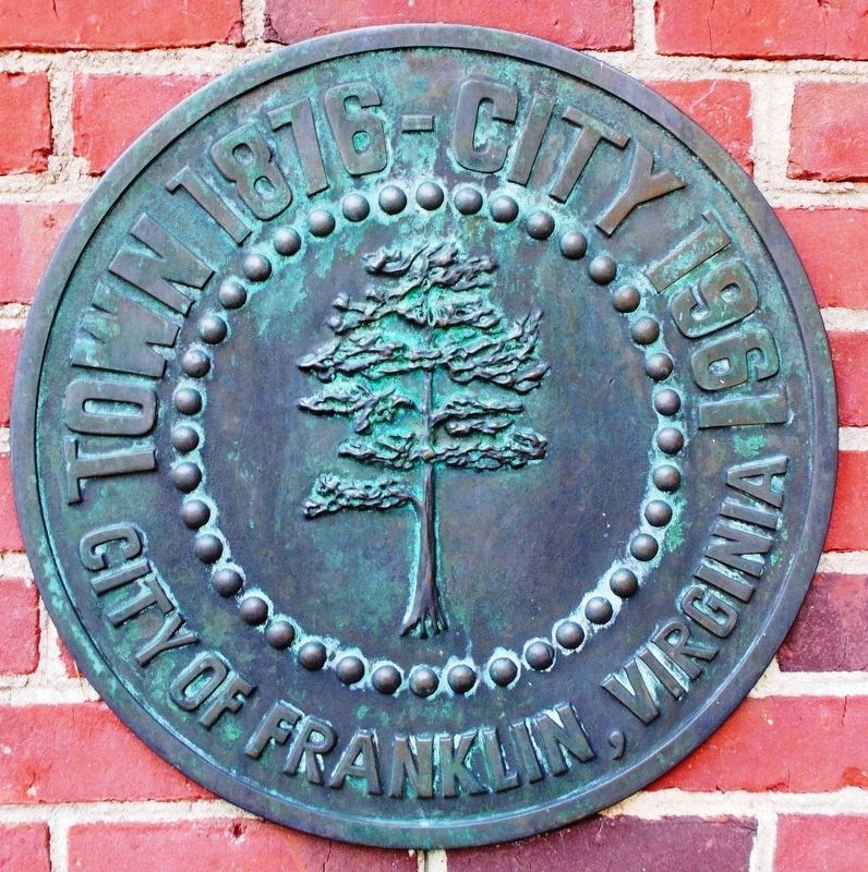 Detail of the City of Franklin seal. image. Click for full size.