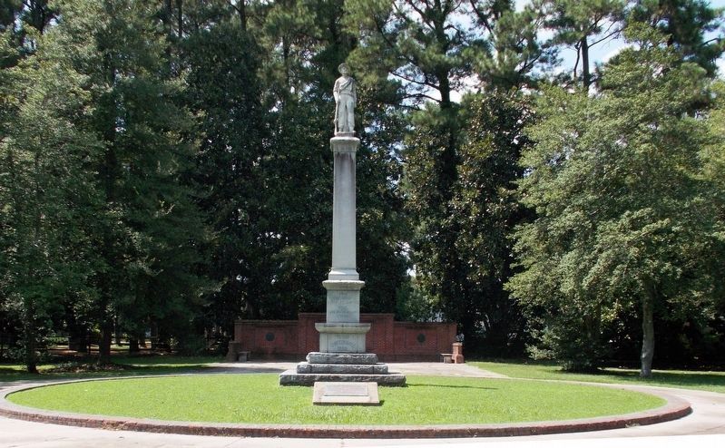 Confederate Monument in Franklin Memorial Park. image. Click for full size.