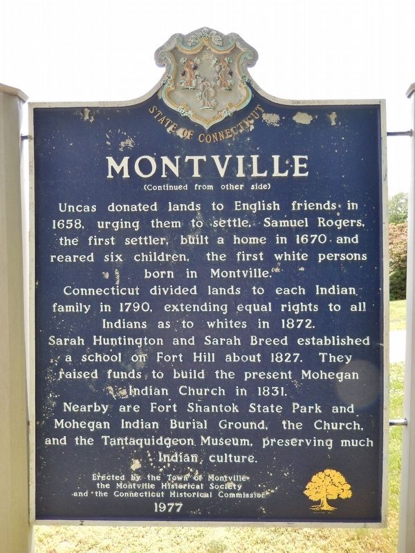 Montville Marker image. Click for full size.