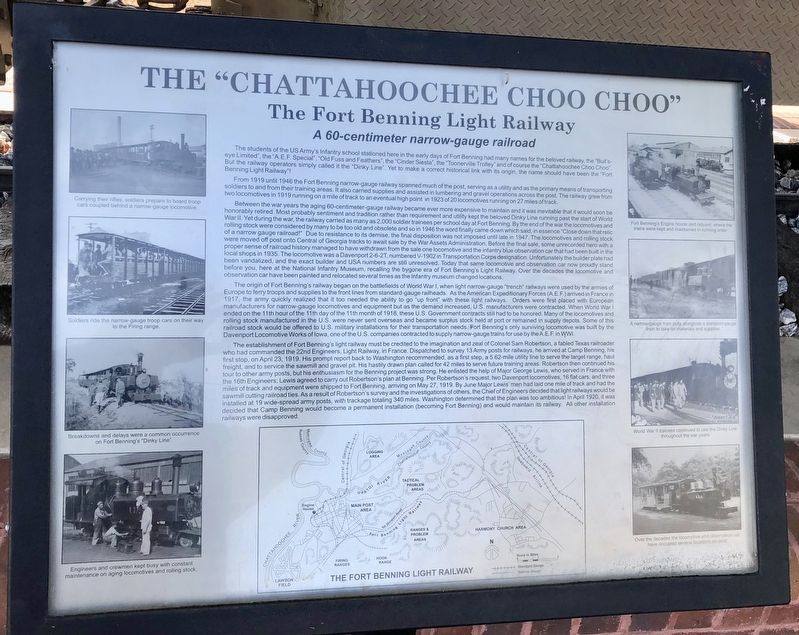 The "Chattahoochee Choo Choo" Marker. Click for full size. The "Chattahoochee Choo Choo" Marker image. Click for full size.