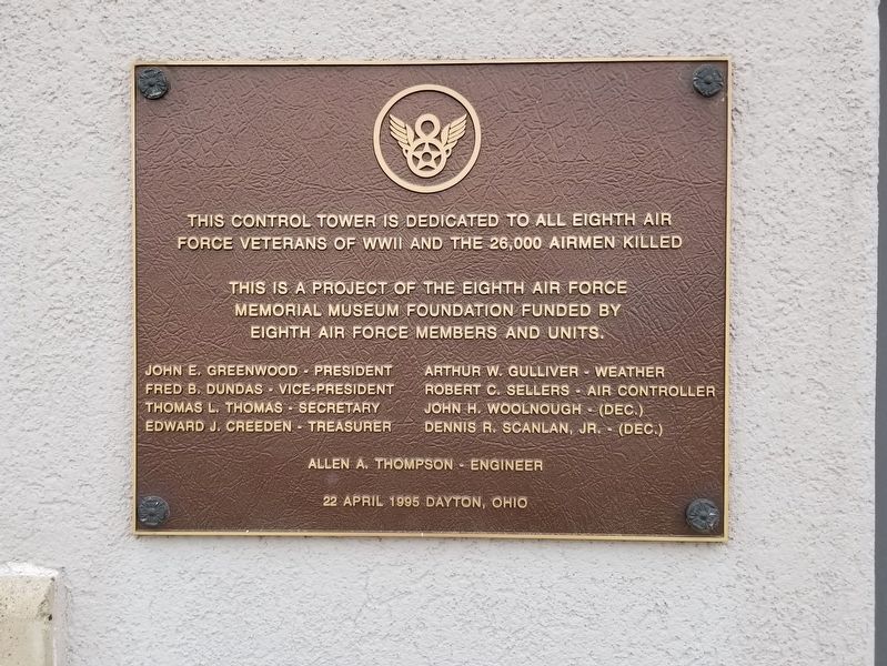 Control Tower Marker. Click for full size. Control Tower Marker image. Click for full size.