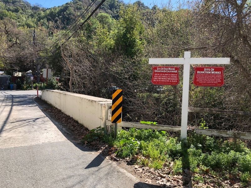 Site of First Mining Operation in California Marker image. Click for full size.